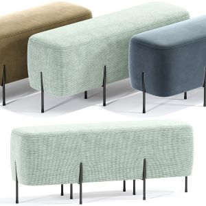 Rectangle Makeup Bench Velvet Footstools