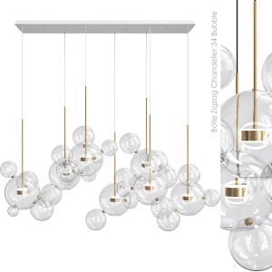 Bolle Zigzag Chandelier 34 Bubble