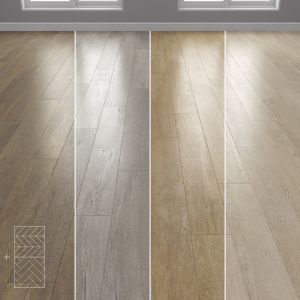 Parquet 4 Colors Linear Herringbone Chevron Setq4