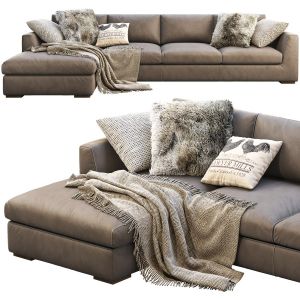 RH Modena Taper Arm Chaise Sectional sofa