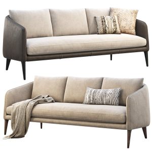 Rhys Leather Bench Seat Sofas (2 Options)