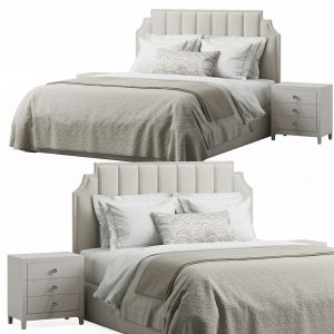 Princeton Step Rectangular Upholstered Bed