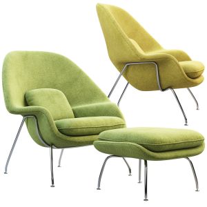 Womb Chair And Ottoman By Eero Saarinen