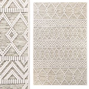 The Curated Nomad Bradrick Trellis Wool Area Rug