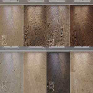 Parquet Oak herringbone chevron linear 10 colors