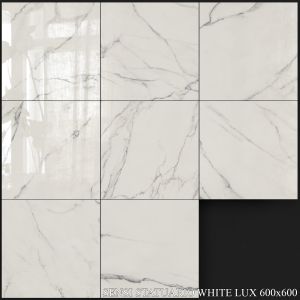 Abk Sensi Statuario White Lux 600x600