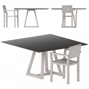 Table Margo Square Lino By GG Designart