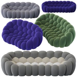 Roche Bobois Bubble 2,5-seat And 4-seat Sofa