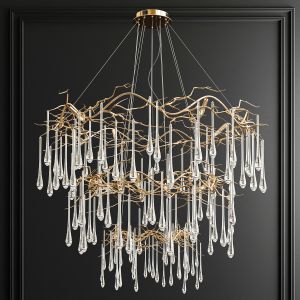 John Richard Branched Crystal Chandelier