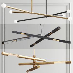 Brass System Chandelier - 3 Type