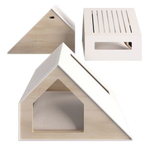 Deauville Pet House, Cat Or Dog (white)