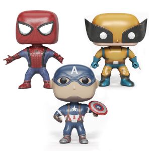 3 Funko Pop Set Of Toys