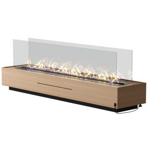 Independent Wooden Fireplace