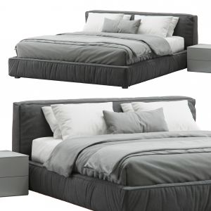 Twist Platform Bed By Rossetto