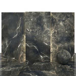 Black Deep Glossy Marble