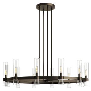 Ravelle Round Chandelier Bronze