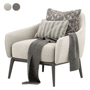 1743 Armchair By Tecni Nova_ Fabric Mtl