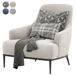 Esme Fabric Armchair By Borzalino