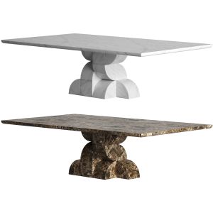 Haute 03 Table Marble By Forest & Giaconia