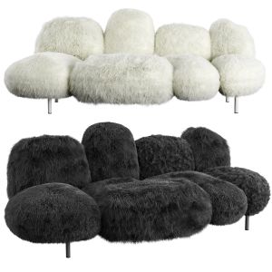 Edra Cipria Sofa Black And White