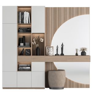 Hallway 13 - White And Wood Set