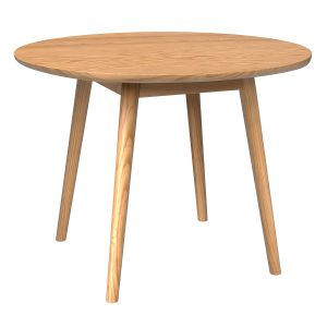 Dion Parquet Round Dining Table