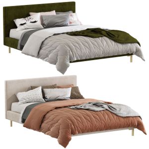 Set 229 Modern Platform Bed