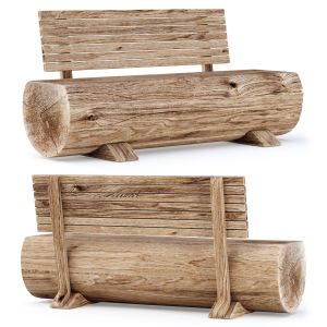 Outdoor Wooden Bench