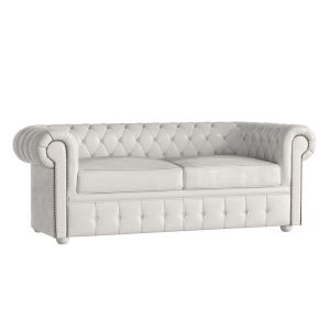 White Classical Sofa 2 Places Churchill