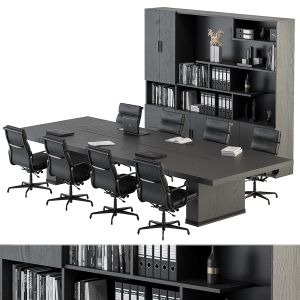 Meeting Table With Office Chair 08