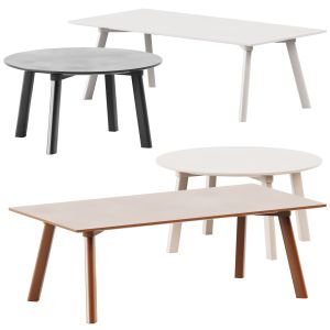 Hay Coffee Table Cph Deux 250 Low Round And Rectan