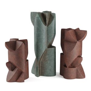 Cubist Column Outdoor Statue