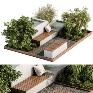 Backyard And Landscape Furniture Bench And Pound