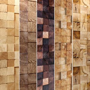 Wooden Mosaic, Collection, Wall Decor, Panels