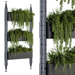 Indoor Plant Set 216 - Plant Box Stand