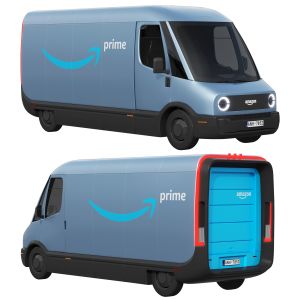 Rivian Amazon delivery van