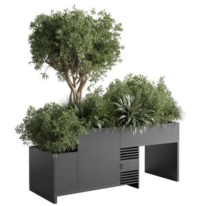 Metal Box Plants On Stand - Collection Of House