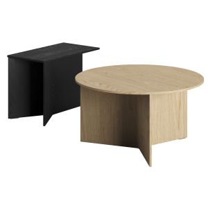 Slit Wood Tables 2 By Hay