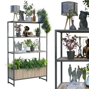 Vertical Plant And Decorativ Set 204