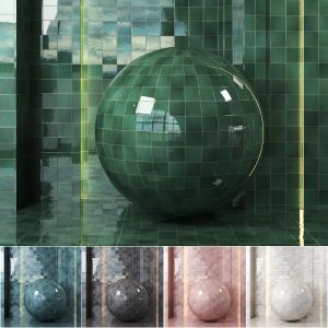 (4k)(5color) Portmore Glazed Ceramic Tile (PBR)