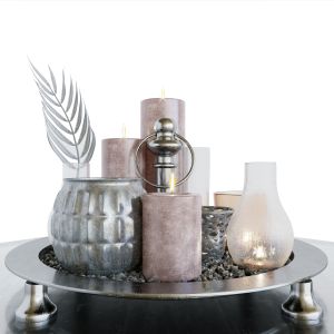 Set Of Candles And Candlesticks 7