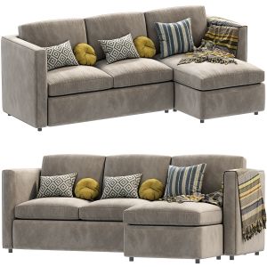 Harris 2 piece storage sofa chaise sectional