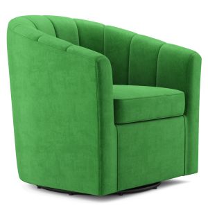 Prospect Performance Velvet Swivel Armchair