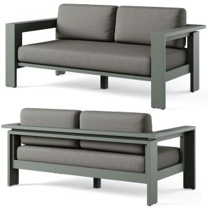 Walker Metal Outdoor Loveseat