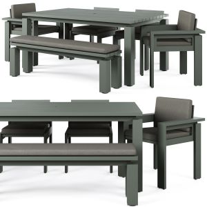 Walker Metal Outdoor Dining Set