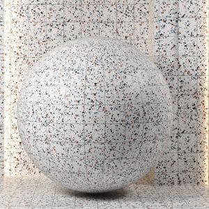 (4k)(2color) Terrazzo Confetti 01(seamless,pbr)