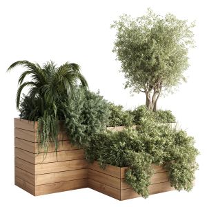 Stand Plant Box Collection Outdoor Plant 87 Wooden