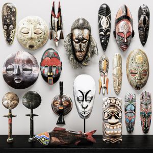 Collection, Mask, Masks, Eco Design, African Style