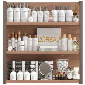 Collection Of Cosmetics And Accessories