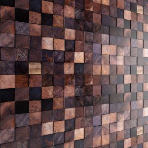 Wooden Mosaic, Wall Decor, Decorative Wall